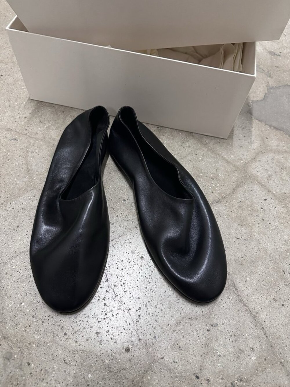 Fear of God Ballerino Black Leather